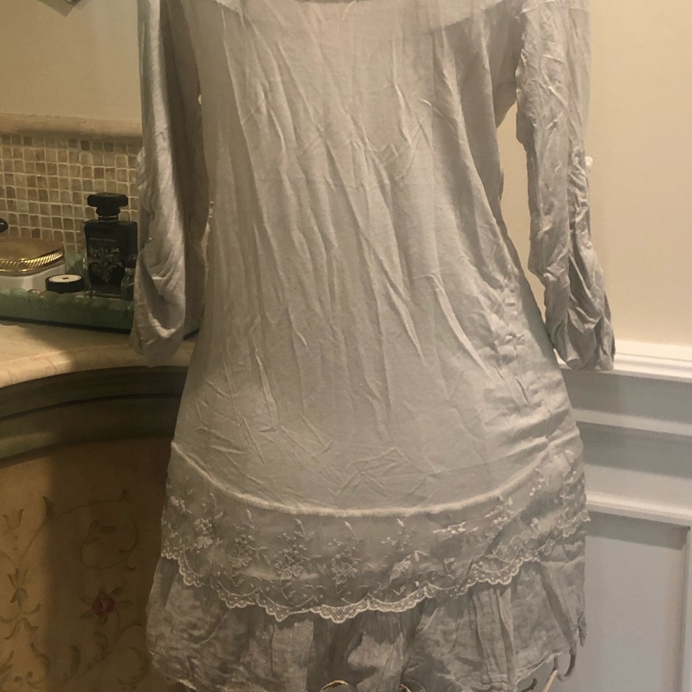 Italian lace long sleeve top